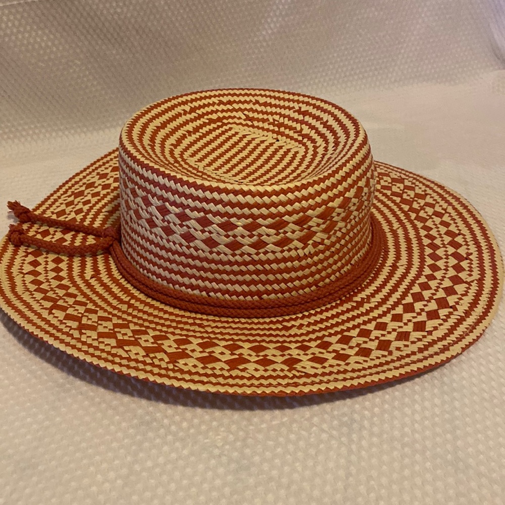 Time and Tru Women’s Two-Tone Boater Hat, Adult Female Boater Hat,